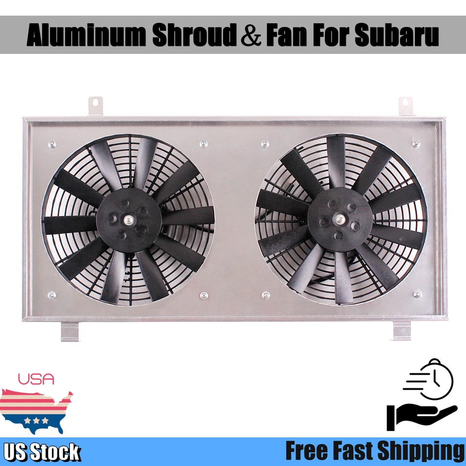 High Flow Fan Shroud Kit Fit For 2002-2007 Subaru Impreza WRX STI 2.0 2.5 MT Foto 1 de 4