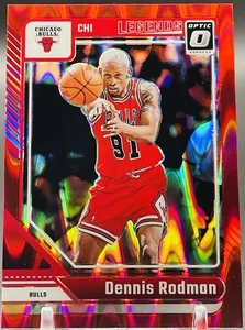 Donruss Optic 2024 - Red Seismic Prizm # 241 Dennis Rodman/149 *Coincidencia de colores* - Imagen 1 de 3