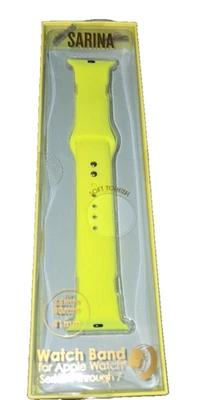 SARINA FOR APPLE WATCH SERIES 1 THROUGH 7 LIGHT GREEN SILCONE - Image 1 of 2