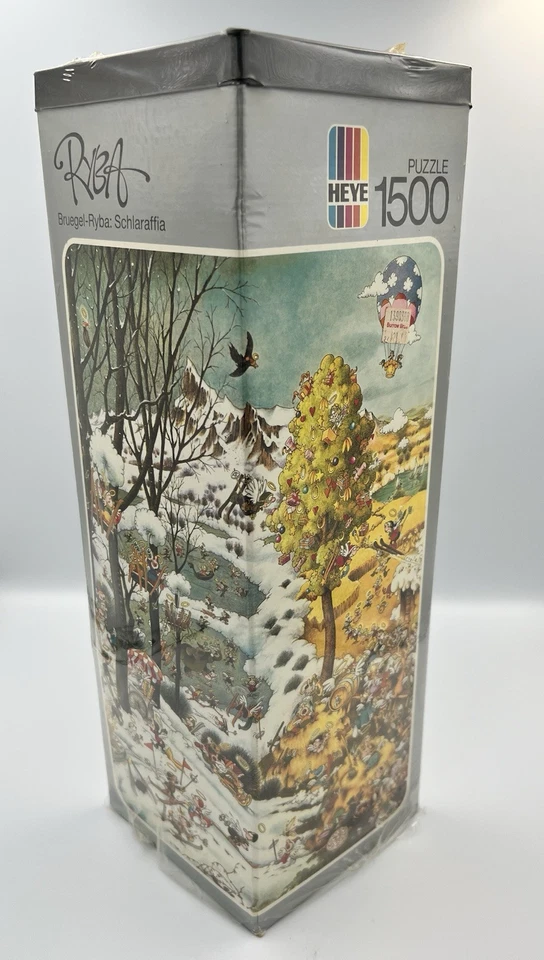 NEW/SEALED Vintage 1984 HEYE 1500 pc Jigsaw Puzzle Bruegel-Ryba: Schlaraffia - Image 1 of 4