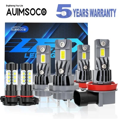 6x faros antiniebla LED para GMC Acadia utilitarios 2007 2008 2009 2011 2012 Foto 1 de 4
