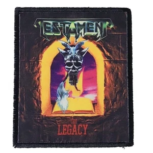 TESTAMENT The Legacy SMALL PATCH Printed Band Logo - Picture 1 of 6