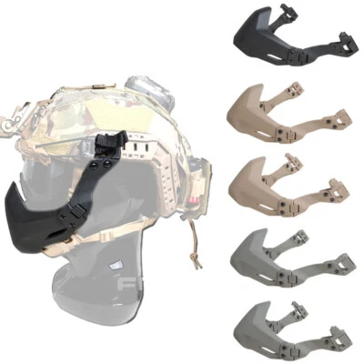 FMA Universal Tactical Foldable Arm Caiman Bump Mandible Guard Helmet Rail Mask