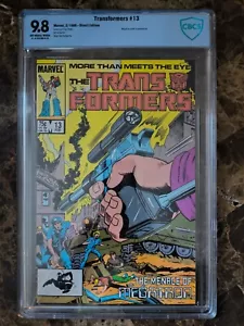 Transformers #13 CBCS 9.8 1986 Not CGC "The Menace Of Megatron" - Bild 1 von 4