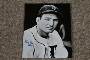 GEORGE KELL AUTOGRAPHED TIGERS 8X10 PHOTO HOF 83 - Picture 1 of 2