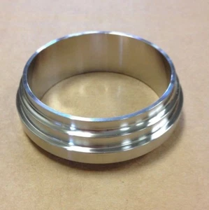 Siège biseauté sanitaire 2,5" virole courte T304 inox NEUF - Photo 1/4