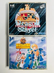 NEC PC Engine Dragon Slayer The Legend of Heroes I & II 1+2 Japan - Picture 1 of 16