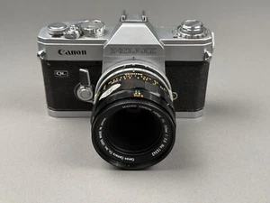 Canon Pellix QL 35mm Kamera mit 50mm FL 3.5 Macro Objektiv ERSATZTEILSPENDER - Bild 1 von 12