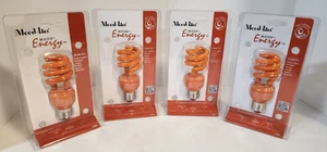 NIP Lot of 4 Mood-Lites 8,000 Hrs Orange Energy - Picture 1 of 4
