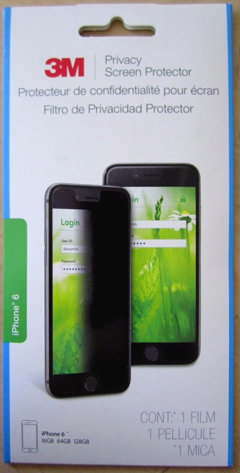 3M Privacy Screen Protector for iPhone 6  MPPAP001  - Image 1 of 3