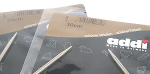 One Pair of addi Premium Circular Knitting Needle 30cm (12") - Picture 1 of 3