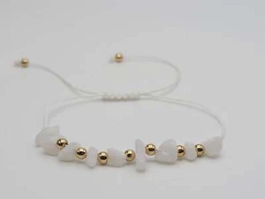 white quartz Bracelet, Natural Angola Rock Crystal, Crystal Healing - Picture 1 of 4