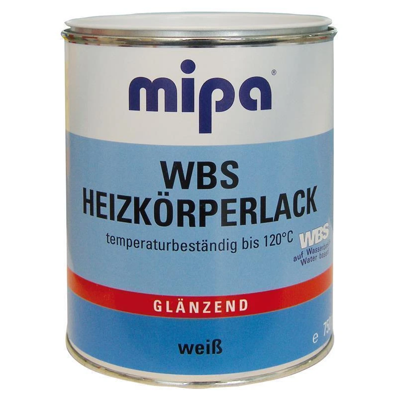 MIPA WBS Heizkörperlack 375ml weiß glänzend, wasserbas.,gilbungsbeständig <120°C - Bild 1 von 1