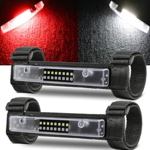 2x Ultra Slim Roll Bar Mount LED Work Light Kits Curtesy for Bumper ATV UTV JEEP - Bild 1 von 12