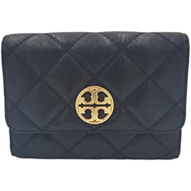 Tory Burch 87867 1121 Willa Leather Crossbody Bag - Black