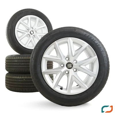 Original Seat Leon 5FA Sommerräder Sommerreifen 16 Zoll 5FA601025 205/55 R16 91V - Bild 1 von 4