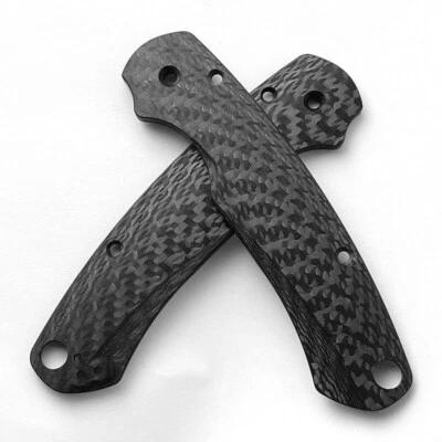 1 Pair 3k Carbon Fiber Grip Handle Scales for Spyderco Paramilitary 2 Para2 C81