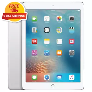 Apple iPad Pro (1st Gen) 256GB Wi-Fi Cellular Unlocked 9.7" Silver - Very Good - Picture 1 of 5