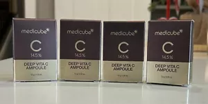 4X Medicube Deep Vita C Serum 2.0 14,5 % Vitamin C je 0,35 Unzen/10 ml Neu im Karton Ablaufdatum 7/25 - Bild 1 von 8