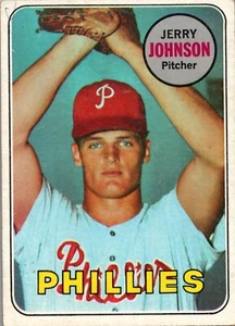 Jerry Johnson 1969 Topps #253 BASEBALL Card Philadelphia Phillies - Picture 1 of 2