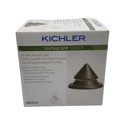 Kichler LED Deck Show Light Olde Bronze Showscape Series Hardwired  0884510 - Image 1 of 4