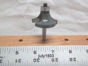 (1) NEW MLCS 1/2" R Roundover Carbide Tipped Router Bit 1/4" Shank Bearing n2 - Picture 1 of 4