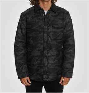 QUIKSILVER Herren BROKEN NOSE gestepptes Overshirt - KZE6 - Medium - Neu mit Etikett - Bild 1 von 5