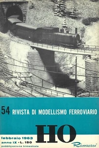 Rivarossi HO - Rivista di Modellismo n° 54 Agosto 1963 Treni elettrici ferrovie - Imagen 1 de 1
