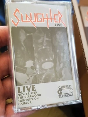 SLAUGHTER LIVE IN 85 Cassette New - Image 1 of 4