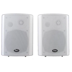 TIC BPS5-W 5" Outdoor Weather-Resistant Bluetooth Patio Speakers (Pair) - White - Picture 1 of 6