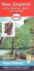 Esso Road Map 1962: New England with Special Maps of Cities NOS - Bild 1 von 1