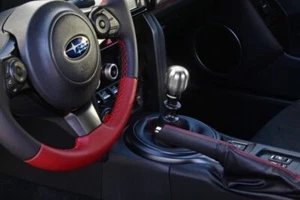 Perrin Stainless Steel Barrel Shift Knob for 2013-2023 Subaru BRZ ,FRS, GR86 M/T - Picture 1 of 4