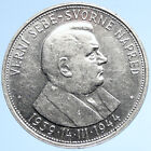 1944 SLOVAKIA REPUBLIC Jozef Tiso VINTAGE Silver 50 Korun Slovakian Coin i109875