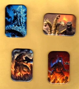 GODZILLA 2 REFRIGERATOR MAGNET 2" X 3" WITH ROUNDED CORNER - Picture 1 of 4