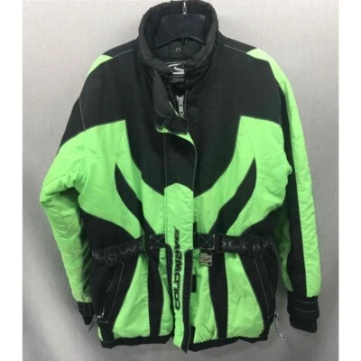 Chaqueta de moto de nieve COLDWAVE para hombre talla L verde/azul a prueba de viento, impermeable Foto 1 de 3
