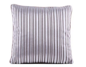 Dekokissen"Pasjonata"(4c)Samt,Grau-Silber,Handarbeit,45cmx45cm mit Füllung  - Bild 1 von 4