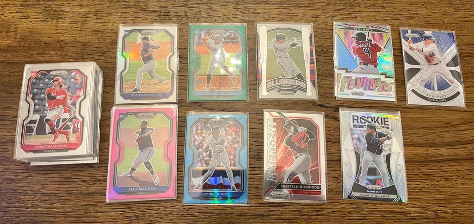 2021 Panini Prizm Baseball Cards 1-250 + Prizms/Inserts - Complete Your Set - Image 1 of 1