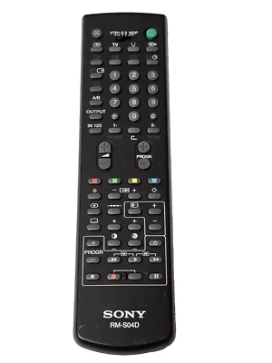 SONY TV REMOTE RM-S04D for KVM2121U KVM2131U KVM2140U KVM2510U KVM2511U KVM2521U - Image 1 of 4