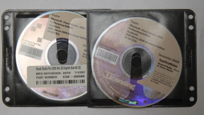 Microsoft Visual Studio 2005 Professional Edition Academic 64-Bit 2 CD SET - Image 1 of 2