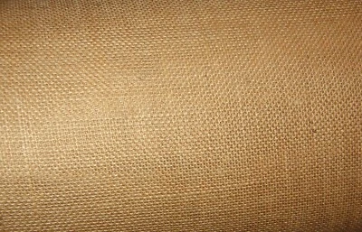 Ткань мешковина 10 унций ширина 40 дюймов натуральный джут в ярдах #FA26 - Изображение 1 из 3