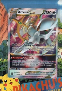 Pokémon TCG Arceus VSTAR 123/172 Swsh09: Brilliant Stars Holo NM/M - Picture 1 of 2