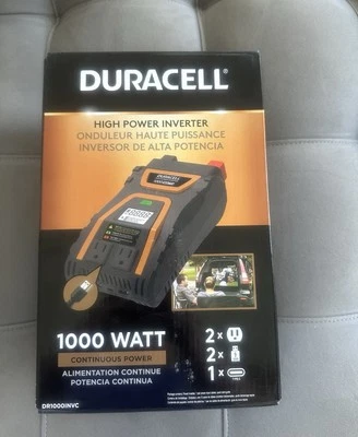 Duracell High Power Inverter 1000 Watt Continuous Power DR1000INVC - Image 1 of 4