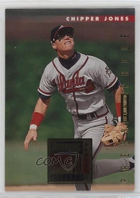 1996 Donruss Press Proof /2000 Chipper Jones #437 HOF - Image 1 of 2