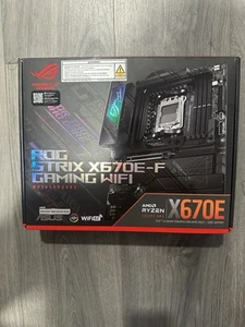 ASUS ROG STRIX X670E-F GAMING WIFI AMD X670 AM5 Ryzen™ Desktop BRANDNEWW - Bild 1 von 1