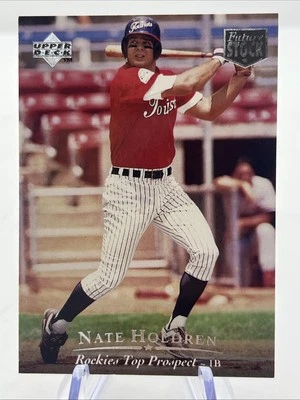 1995 Upper Deck Minor League Top Prospect - Nate Holdren #142 (RC) - Image 1 of 2