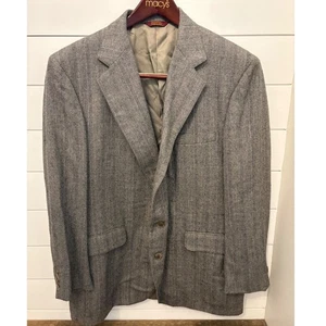 Abrigo deportivo Corbin LTD Perlis espiga Blazer Chaqueta Ropa de hombre Gris - Imagen 1 de 9
