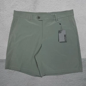 G/Fore Performance Fabric 4-Way Stretch Maverick Shorts Green Golf Men’s 38 - Picture 1 of 7