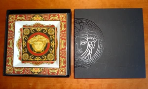 Rosenthal Versace patrón barroco serie de regalo porcelana Medusa Square Dish - Imagen 1 de 13