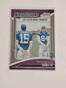Panini Absolute #I-RLD 2025 Riley Leonard & Tyler Warren ✨Introducciones de novato✨  - Imagen 1 de 2