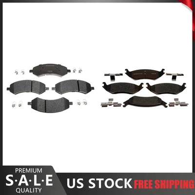 Pastilhas de freio metálicas dianteiras e traseiras Chrysler Aspen R-Line 2009 2008 2007 - Imagem 1 de 4